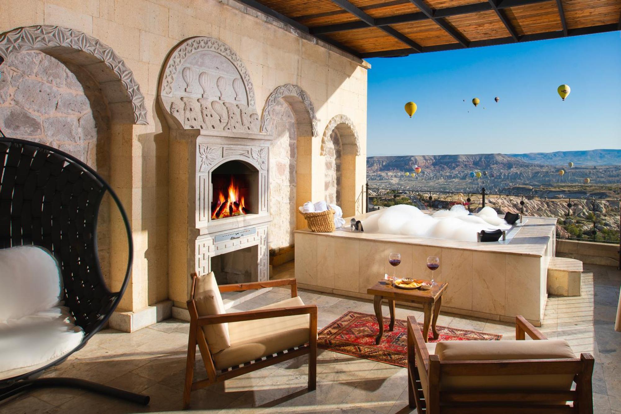 Simera In Cappadocia - Special Class - Best View Rooftop Hotel Üçhisar Exterior foto